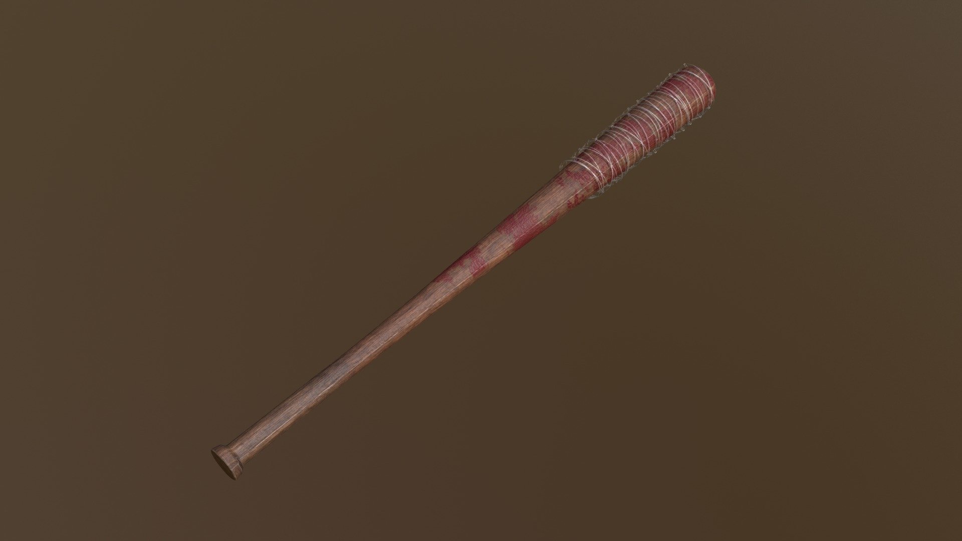 The Walking Dead Baseball bat 3D model by Luc Smits (LucSmits