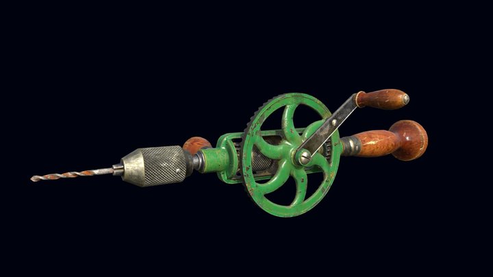 Millers Falls No. 980 Drill 3D Model
