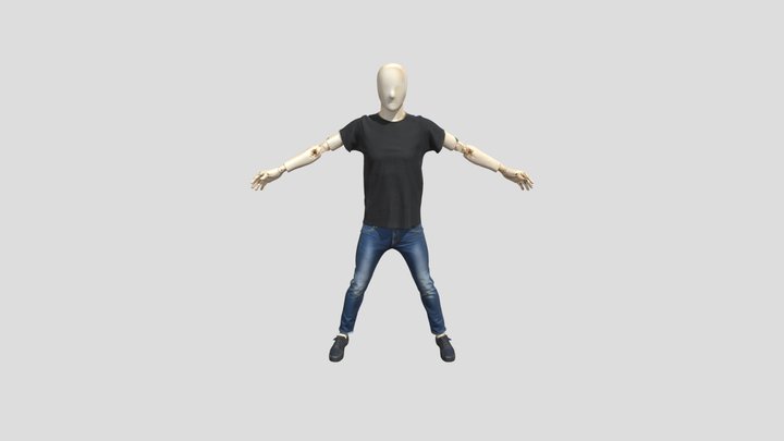 Mannequin Pose – Modello 3D gratuito STL