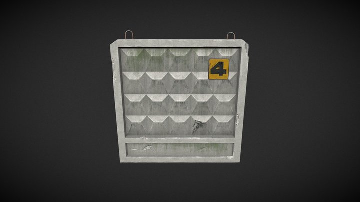 Gameready Fence 3D Model