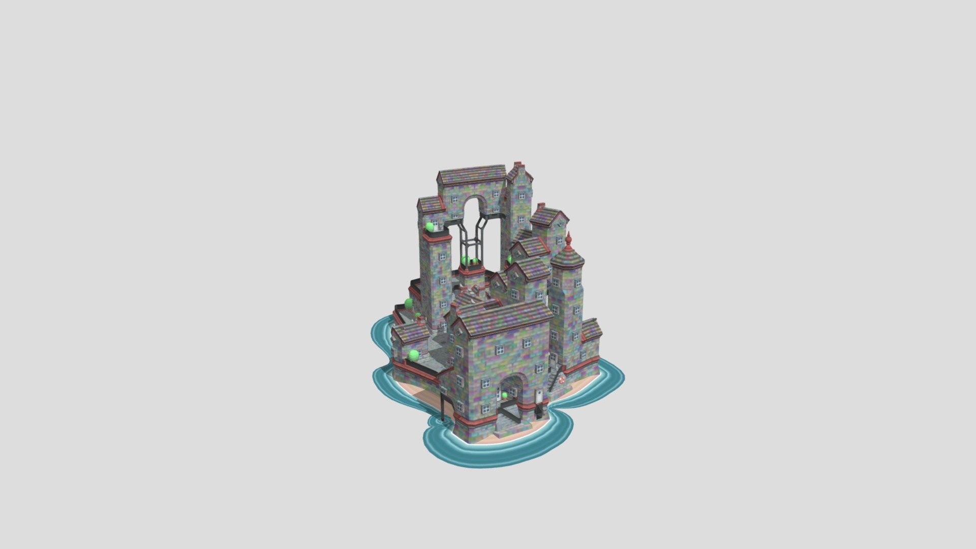 Small Town Built In Townscaper