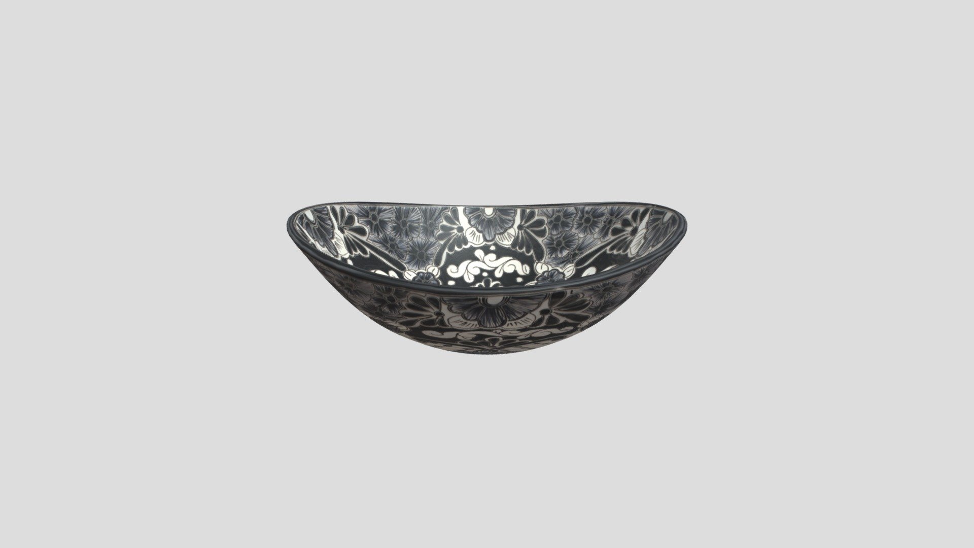 SERENA - TALAVERA BLACK AND WHITE SINK