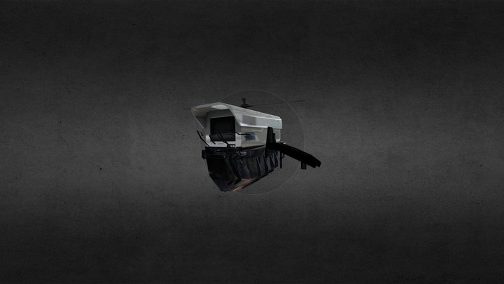 Helicopter camera original 3D Model