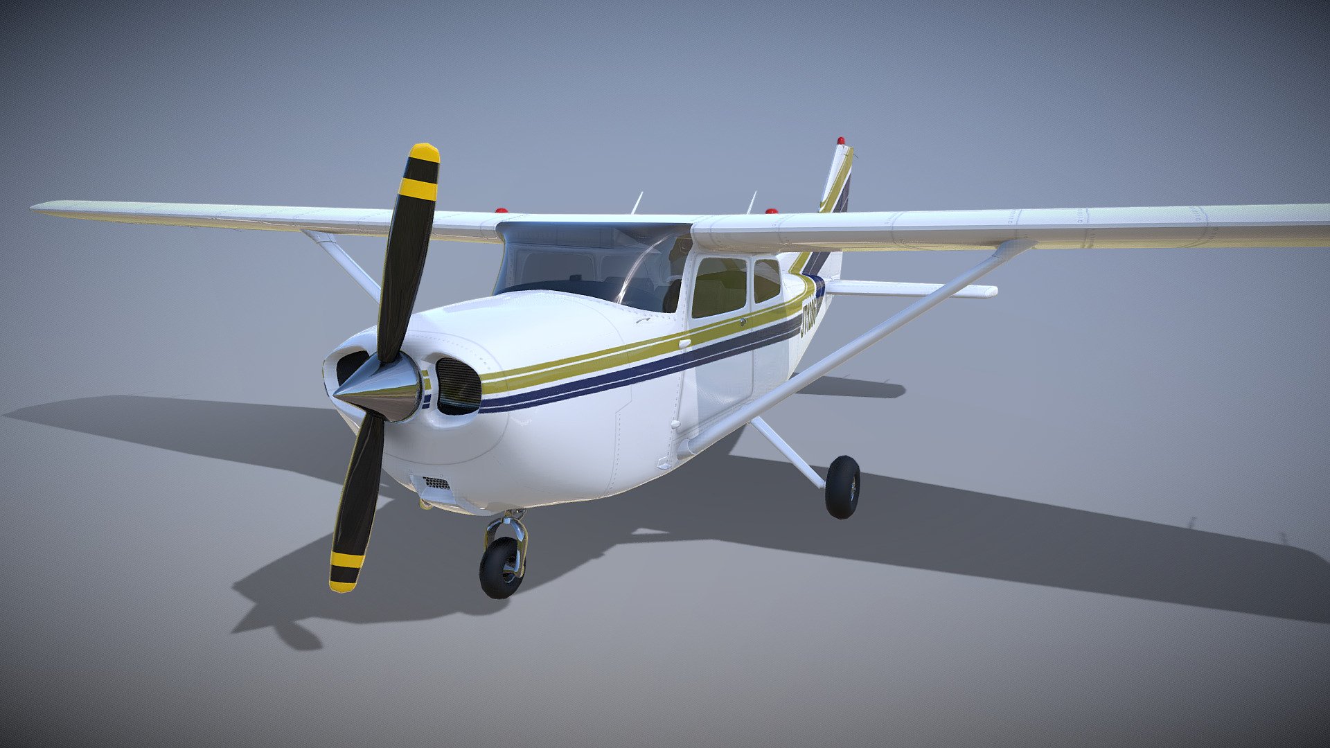 Cessna 172 3d Model By Radbitgames 4e8c5bf Sketchfab