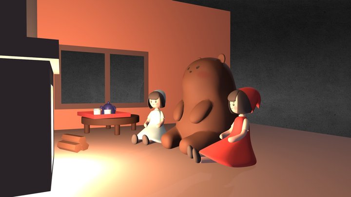 B4_Escena_de_cuento 3D Model