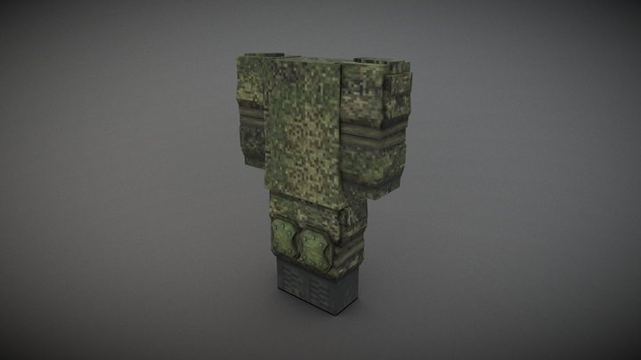 VKPO Uniform | EMR Camouflage 3D Model