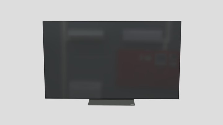 55-Inch Class OLED evo C4 Series TV 2024 3D Model