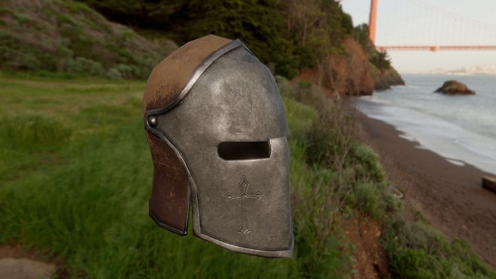 Medieval Helmet 3D Model