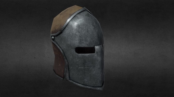 Medieval Helmet 3D Model