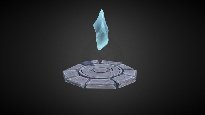 Stylized Crystal 3D Model