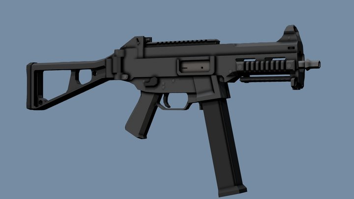 Low-Poly UMP 45