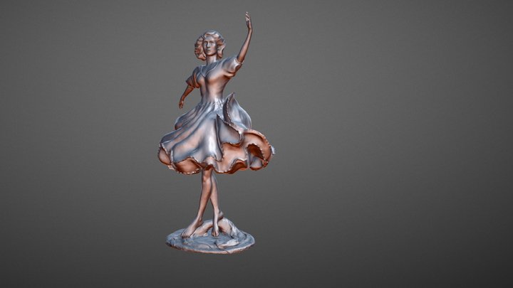 3dscanla Statue 01 3D Model