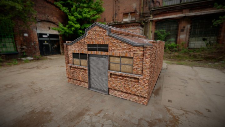 Brick Building – Gratis 3D-model STL