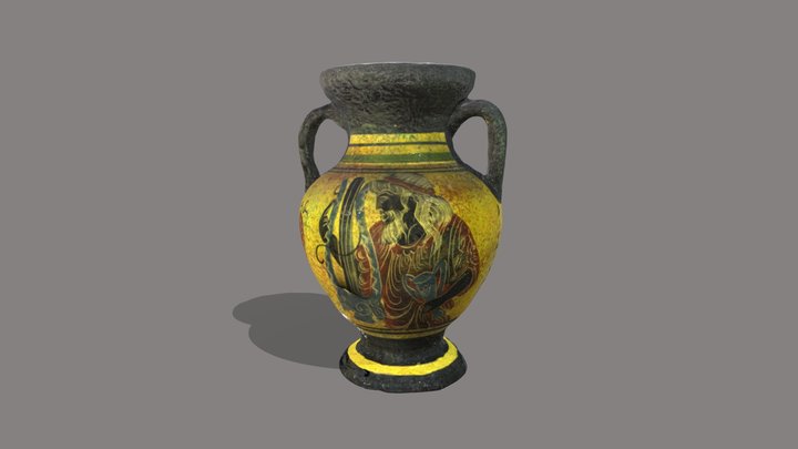 Ánfora griega 3D Model