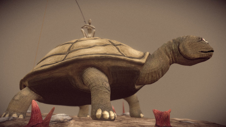 Sand Fishing 3D Model
