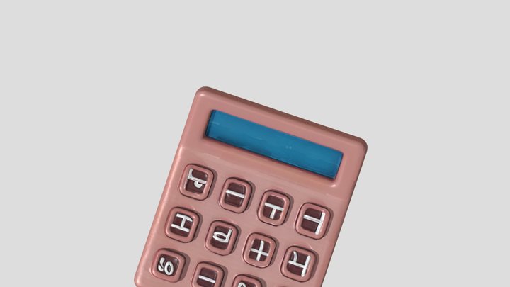Calculator 3D Model