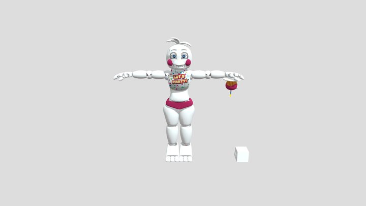 INACCURATE TOY CHICA [BLENDER] - Download Free 3D model by DarkNight  (@darknight23) [527dc78]
