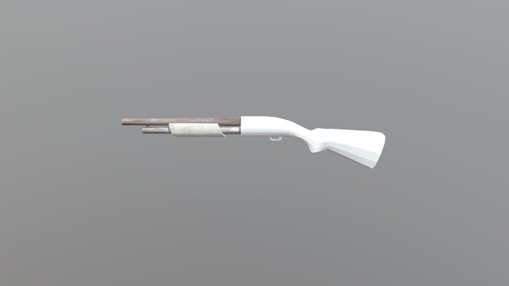 Gerardot Textured Gun 3D Model
