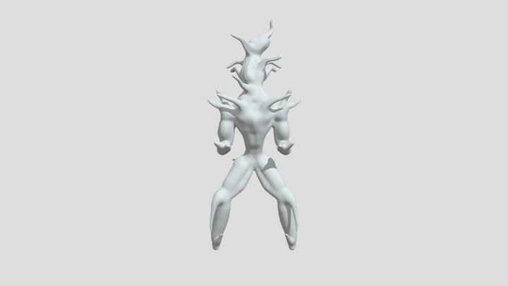 Criatura Bipeda 3D Model