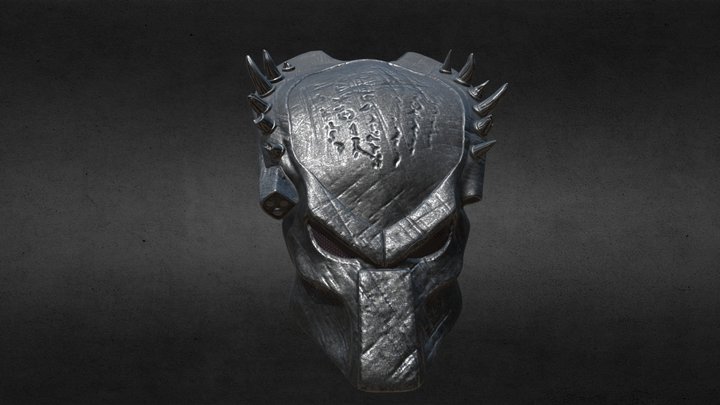 AVPR Wolf Predator Mask 3D Model
