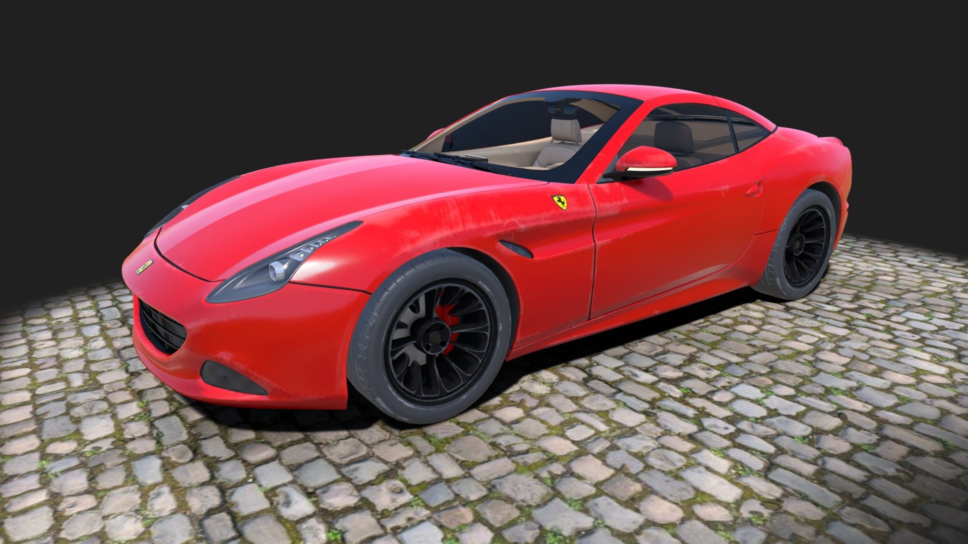 Ferrari Car - 3D model by praveen maurya (@praveen293027) [4e92416 ...