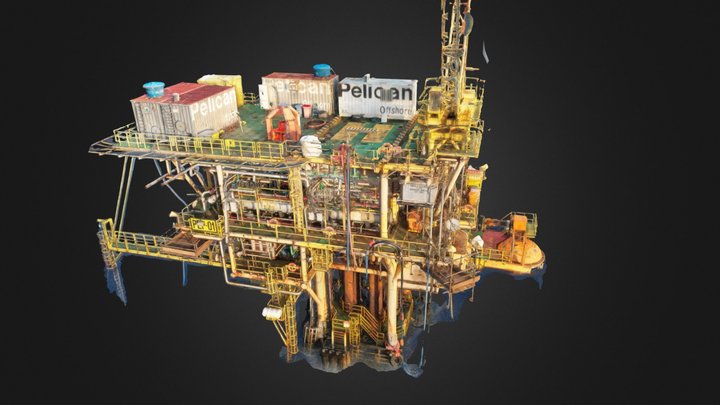 PLATAFORMA DE PETRÓLEO_PEP-1  (OIL & GAS RIG) 3D Model