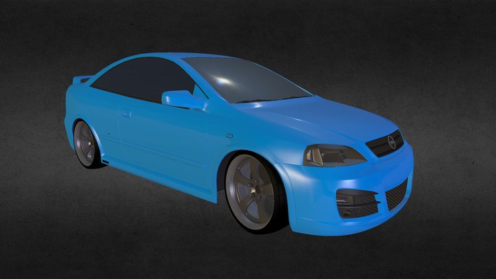 Opel Astra G Coupe 3D Model