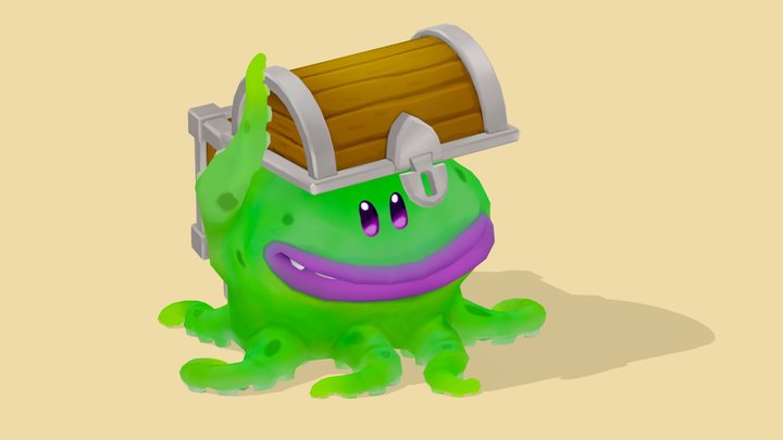 RPG Monster - Mimic 3D Model