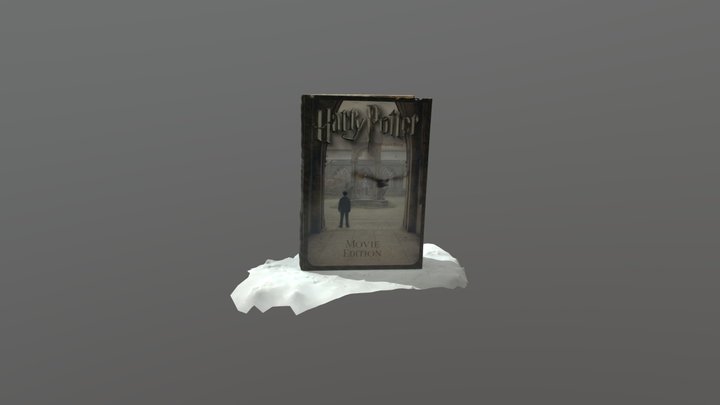 Poscard Harry Potter 3D Model