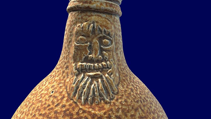 pitcher | baardmankruik | Bartmannskrug ca 1700 – Free 3D Model STL