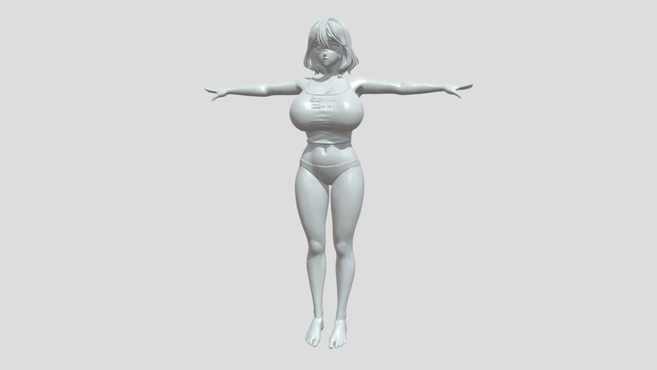 3D model turnaround sheet 3D Model