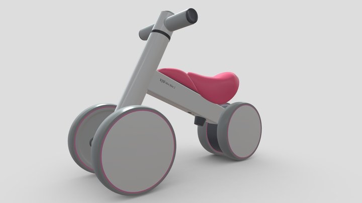 XJD Baby Balance Bike 3D Model