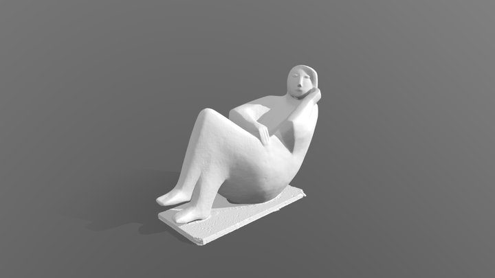 Bronze Statue of Woman - Einscan Rigil IR – Free 3D Model STL