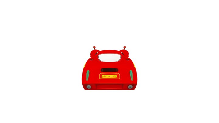 racing sports car 3D Model
