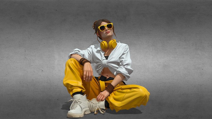 Girl XI 3D Model