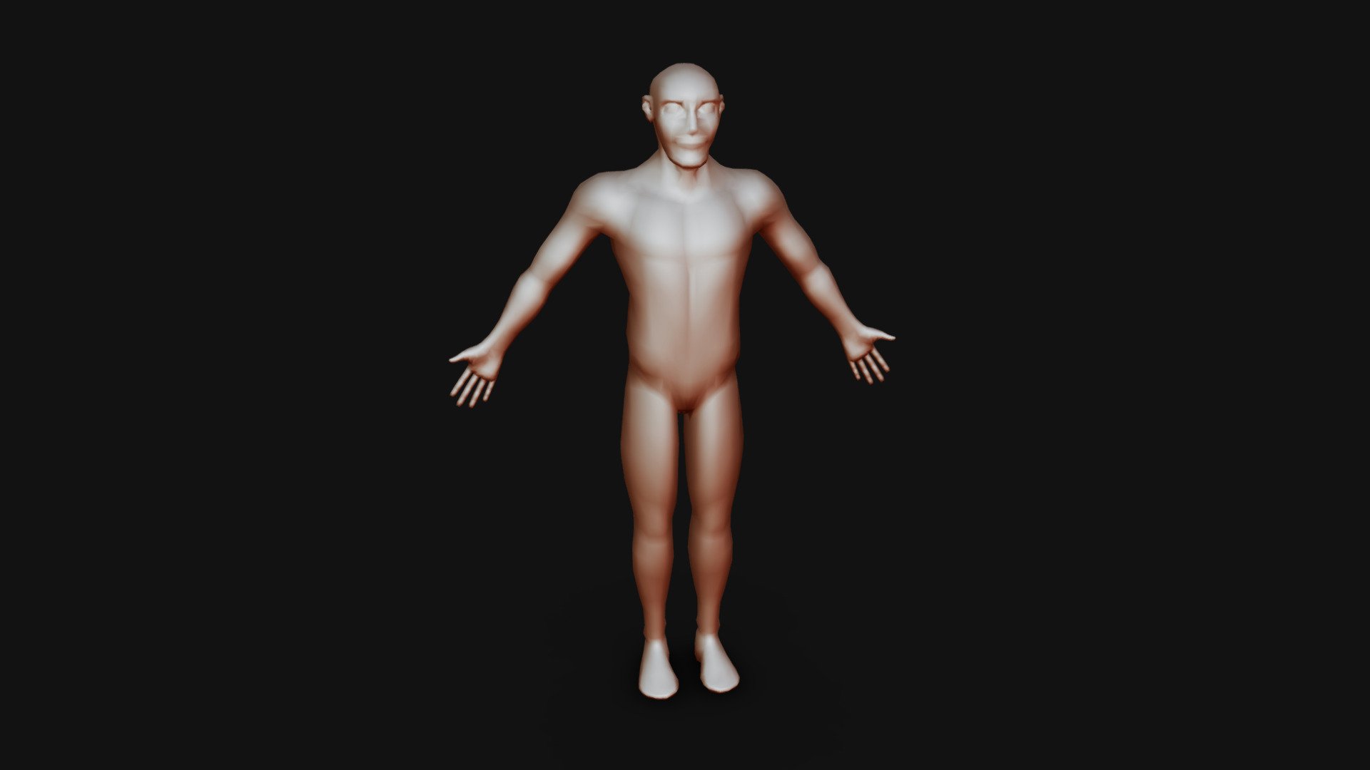 Human Male - Base (Low Poly)