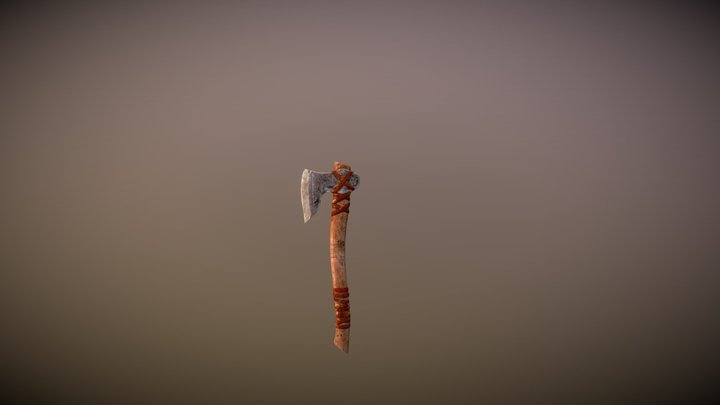 Ancient Greek-Style Axe 3D Model