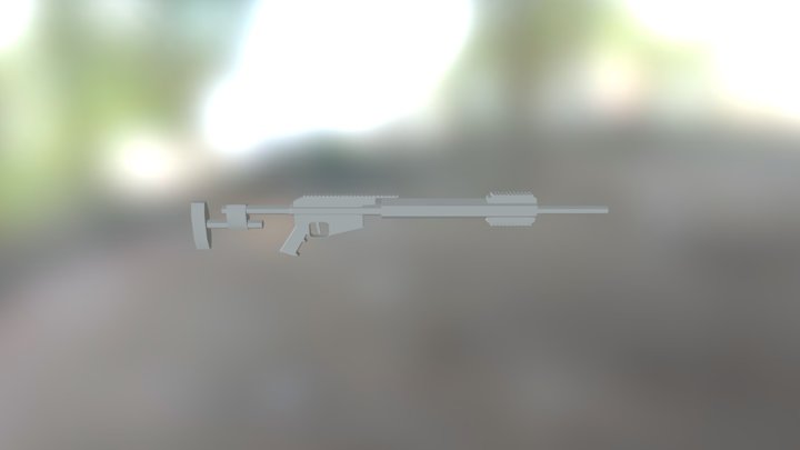Gun 1k 3D Model