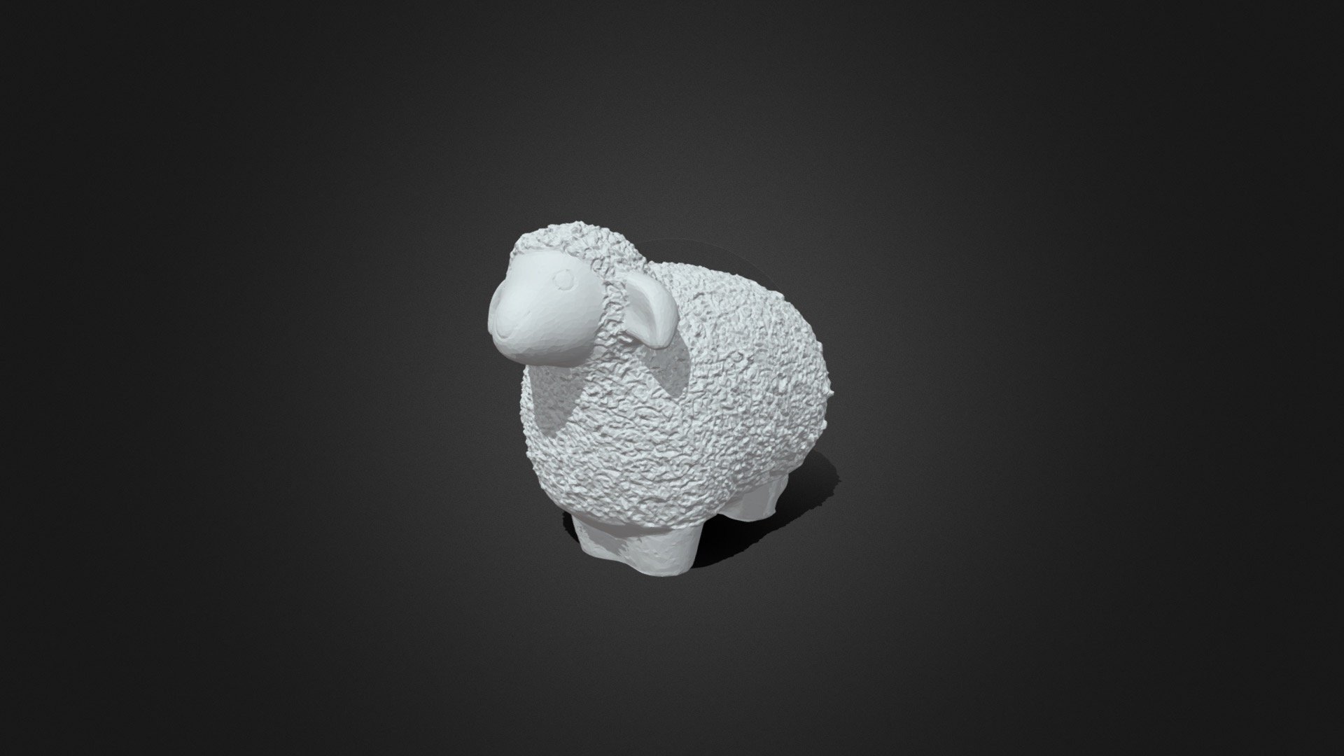 Wooly sheep 3d printing model