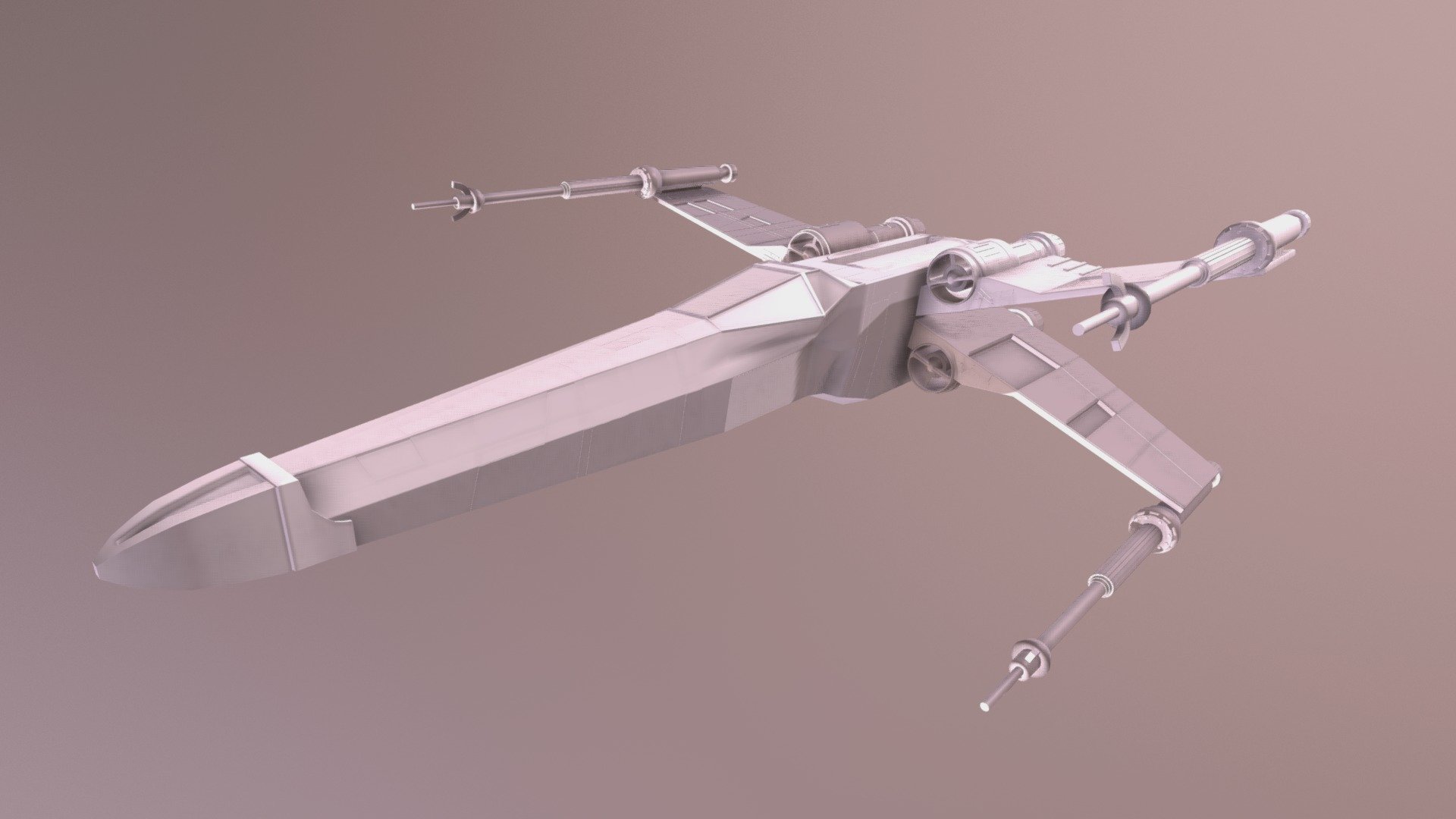 XWing - 3D model by xLancerr [4e9bb2c] - Sketchfab