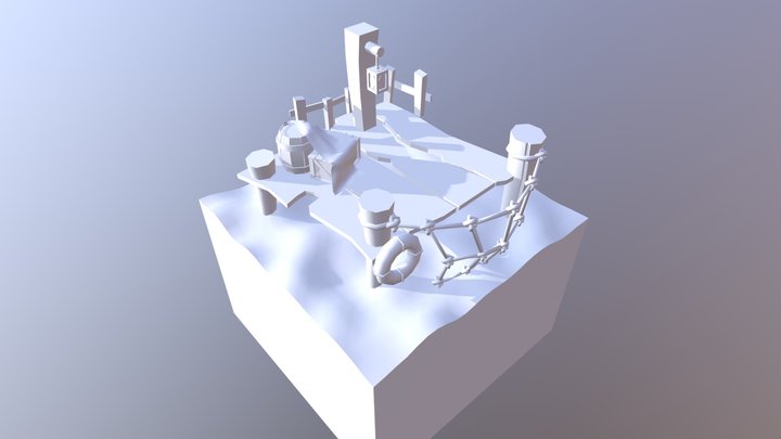 Raft Escene LP 3D Model