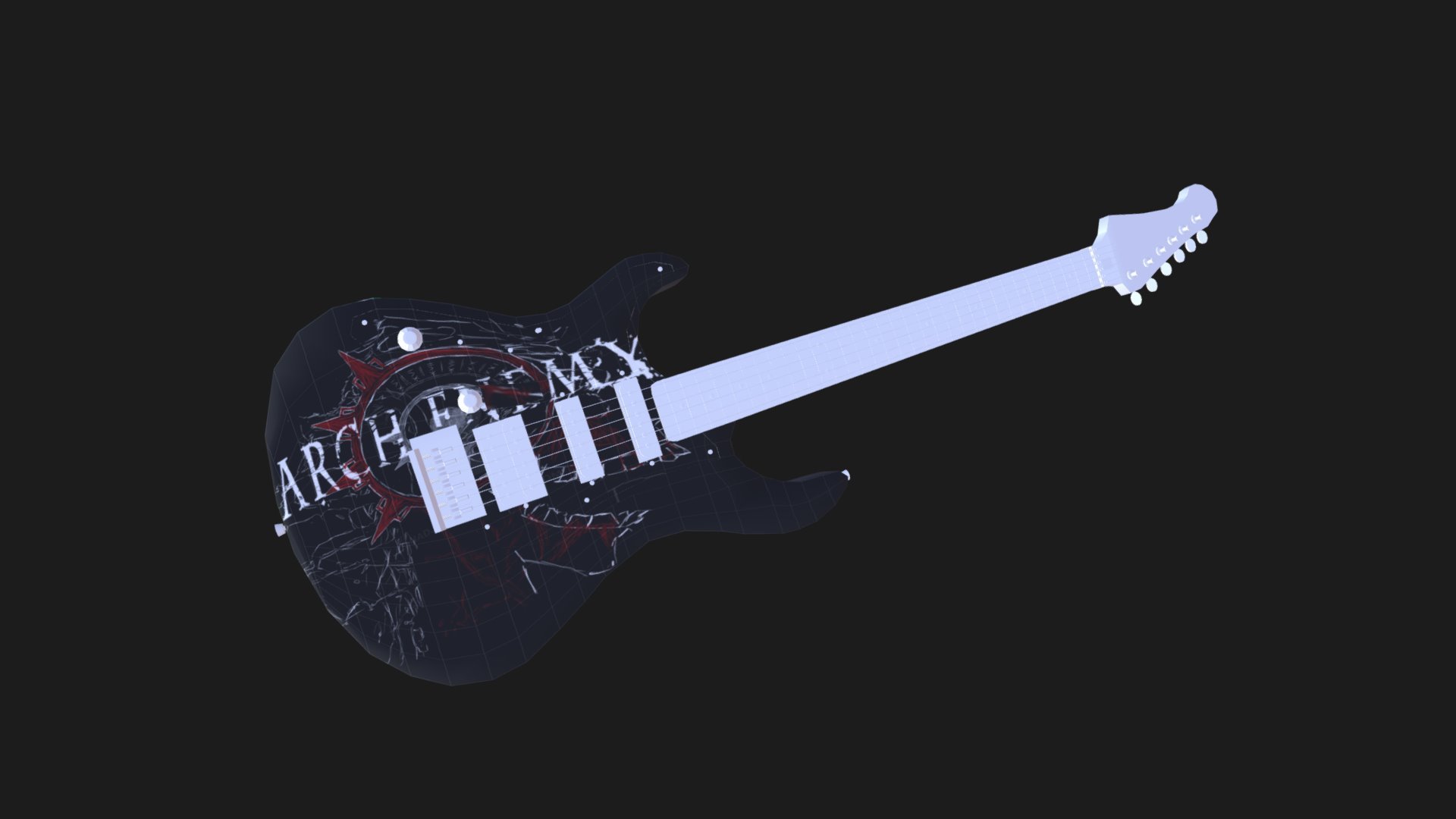 Guitarra - 3D model by marciofrehley1 [4e9d23e] - Sketchfab