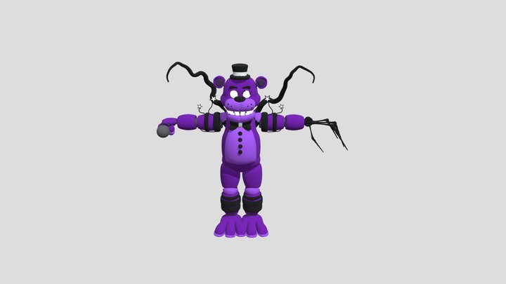 Bun-Zai's Freak Shadow Freddy 3D Model