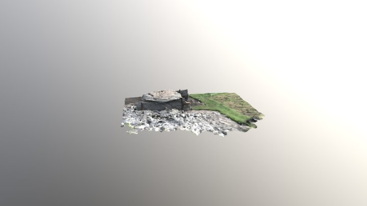 Prehistoric Wedge Tomb 3D Model