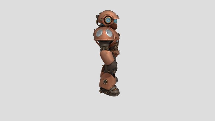 "CyberMech-X01 | Futuristic Combat Robot" – Modello 3D gratuito STL