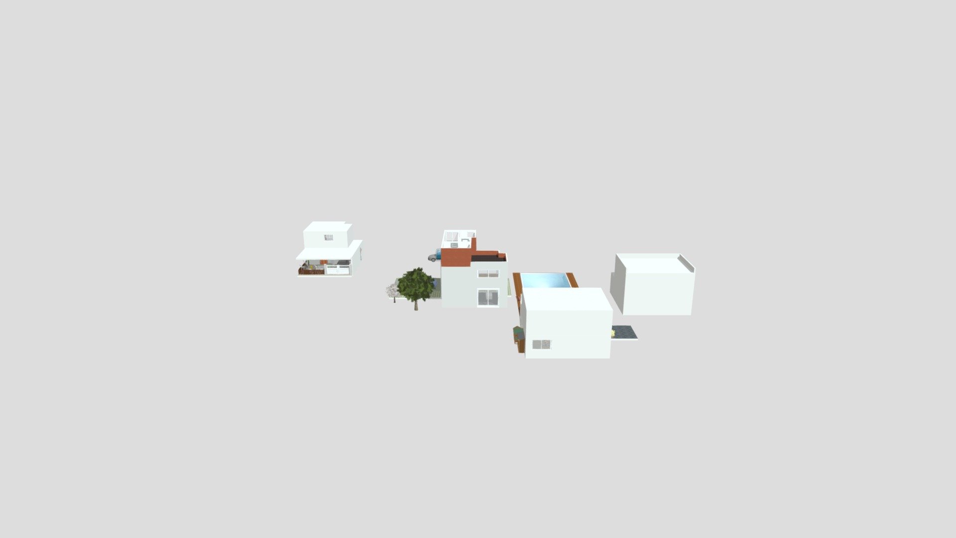 Rooftop House — Sketchfab embed 3D viewer