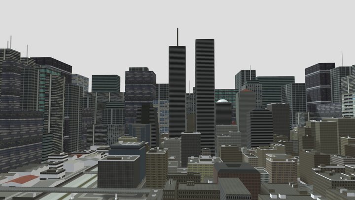 big city 2 3D Model