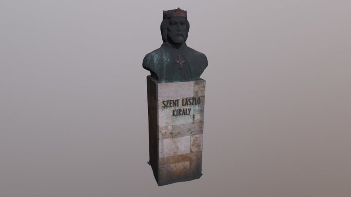 Szent László szobor 3D Model