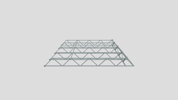 Металлоконструкции плоскости 3D Model