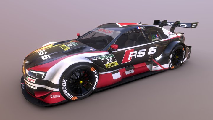 Audi DTM RS5 3D Model